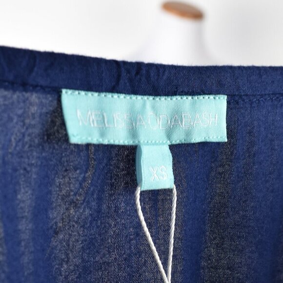 Melissa Odabash Chelsea Mini Dress Navy NEW - XS - Picture 9 of 10